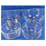 Assorted Pyrex Glass Mixing Bowls