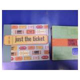 Ticket Stub Organizer Books Lot