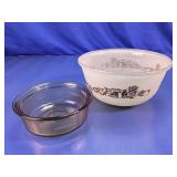 Glass Mixing Bowl And Small Dish Set