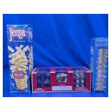 (3) Jenga Wooden Games & Puzzle Set