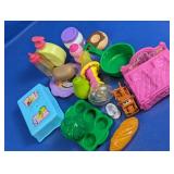 Mixed Plastic Toy Accessories Lot