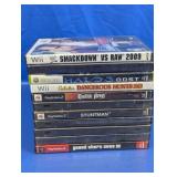 Mixed Video Game Lot - PS2, Xbox 360, Wii