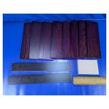 Wood Display Base Pieces Craft Lot Set