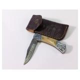 (1) NY Bladesmith Damascus Knife