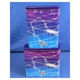 Set of 2 Finish Dishwasher Detergent Storage Tins