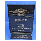 (1) ISCA Top Ten Award Plaque