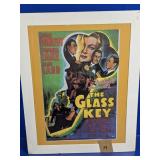 The Glass Key Matted Movie Poster Print