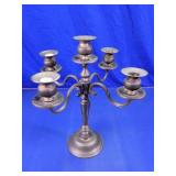 (1) Metal 5-Arm Candelabra