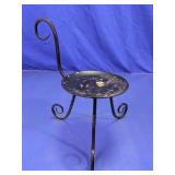 (1) Metal Plant Stand Black