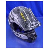 HJC Motocross Helmet with Scott Sun Visor