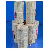 Burlap Ribbon Rolls Lot
