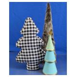 Decorative Christmas Tree Figurines Set