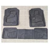 (3)Goodyear Heavy Duty Rubber Car Mat Set
