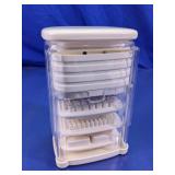 (1) Multi-Blade Manual Food Chopper w/ Storage