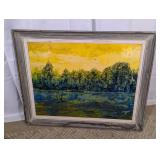 Framed Landscape Painting
