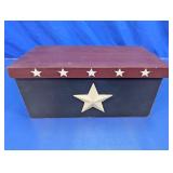 Patriotic Nesting Star Wooden Boxes