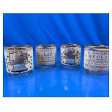 Set of 4 Bicentennial 1776-1976 Glasses