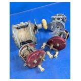 Vintage Metal Fishing Reels