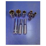 Metal Socket Set Assorted Pieces