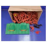 Toy Log Cabin Playset