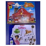 Kids Puzzle Set Letters & Farm Floor
