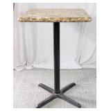 Square Granite Top Bistro Table