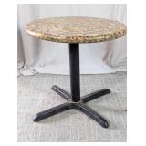 Round Granite Top Bistro Table
