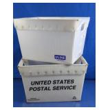 USPS ULINE Plastic Storage Bins