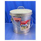 Behrens Galvanized Steel Lid Container