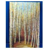 Birch Tree Forest Canvas Wall Art Painting