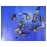 Assorted Metal Hose Fittings & Clamps Lot