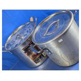Metal Stock Pots w/ Lids