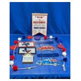 Patriotic Decor Signs Garland Set