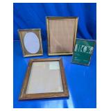 (4) Intercraft Assorted Picture Frames Set