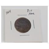 1864 U.S. 2 Cent Piece