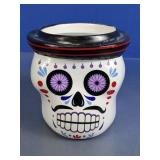 Day of the Dead Skull Ceramic Planter Pot