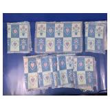 Woven Floral & Heart Table Mat Set