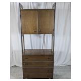 Mid Century Style Cabinet Chest Hutch