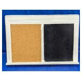Wall Organizer Cork Board and Chalkboard Hook