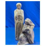 Ceramic Nativity Figurine Set Religious Decor