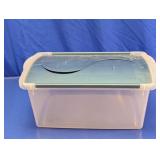 (1) Sterilite Storage Bin w/ Lid