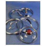 Glass Pot and Pan Lids Mixed Lot
