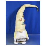 Spring Gnome Plush Decor w/ Sign