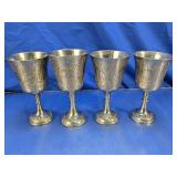 Etched Metal Goblets