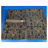 (2) Crate&Barrel Tapestry Runners