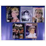 Princess Diana Magazine Lot Tribute Issues