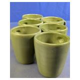 Sage Green Ceramic Coffee Mugs