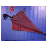 (1) Ince Umbrella Red Patterned