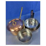 Vintage Revere Ware & CopperLux Cookware Set