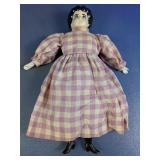 (1) Vintage Style Porcelain Doll